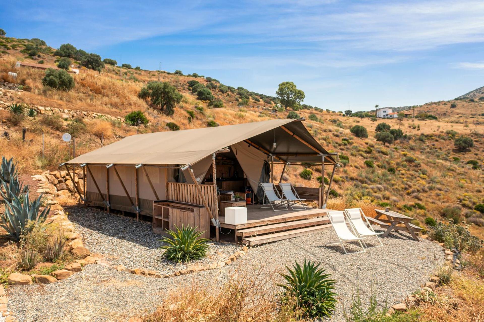 Luxury tent Cactus Hill - Safari Tents - Caminito Del Rey